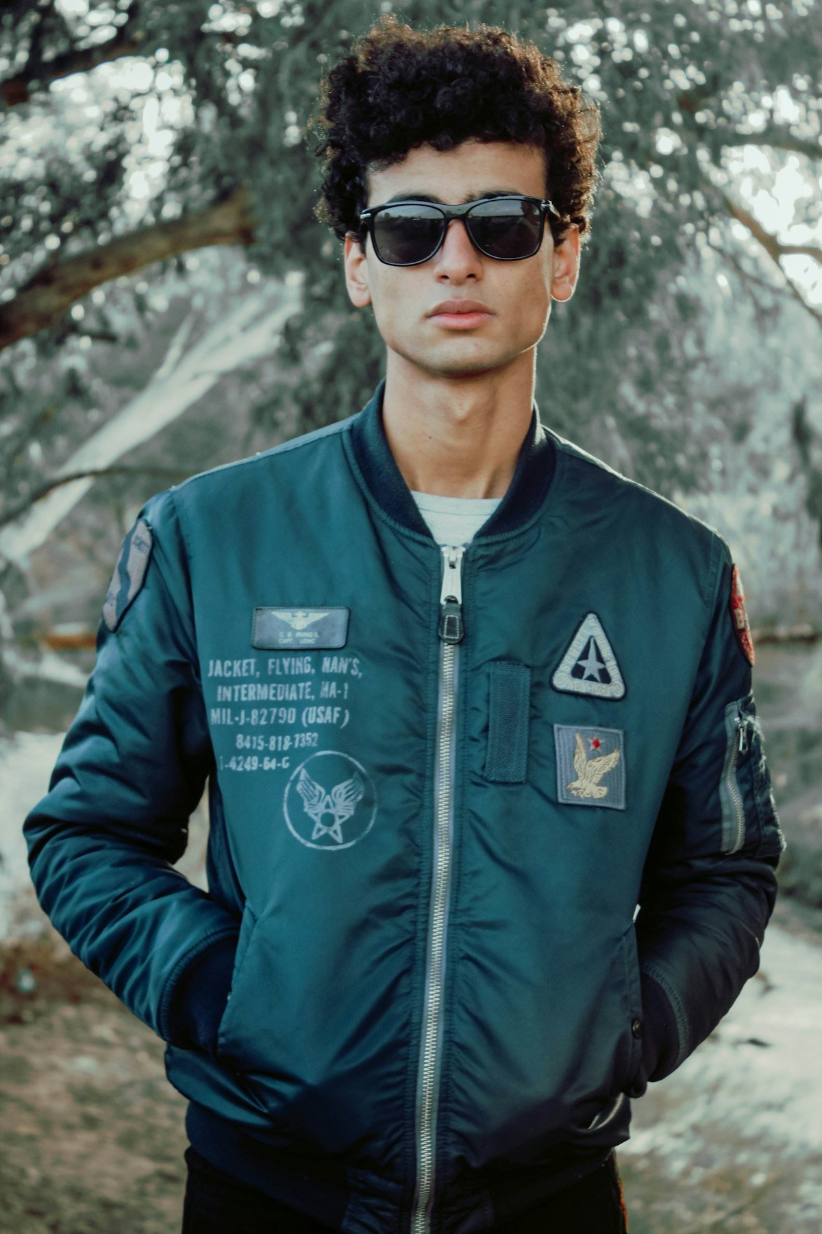 Campera Bomber Paño