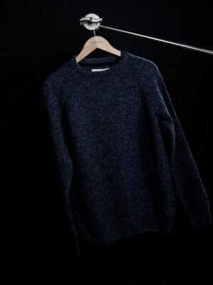 Sweater Cuello en V Negro